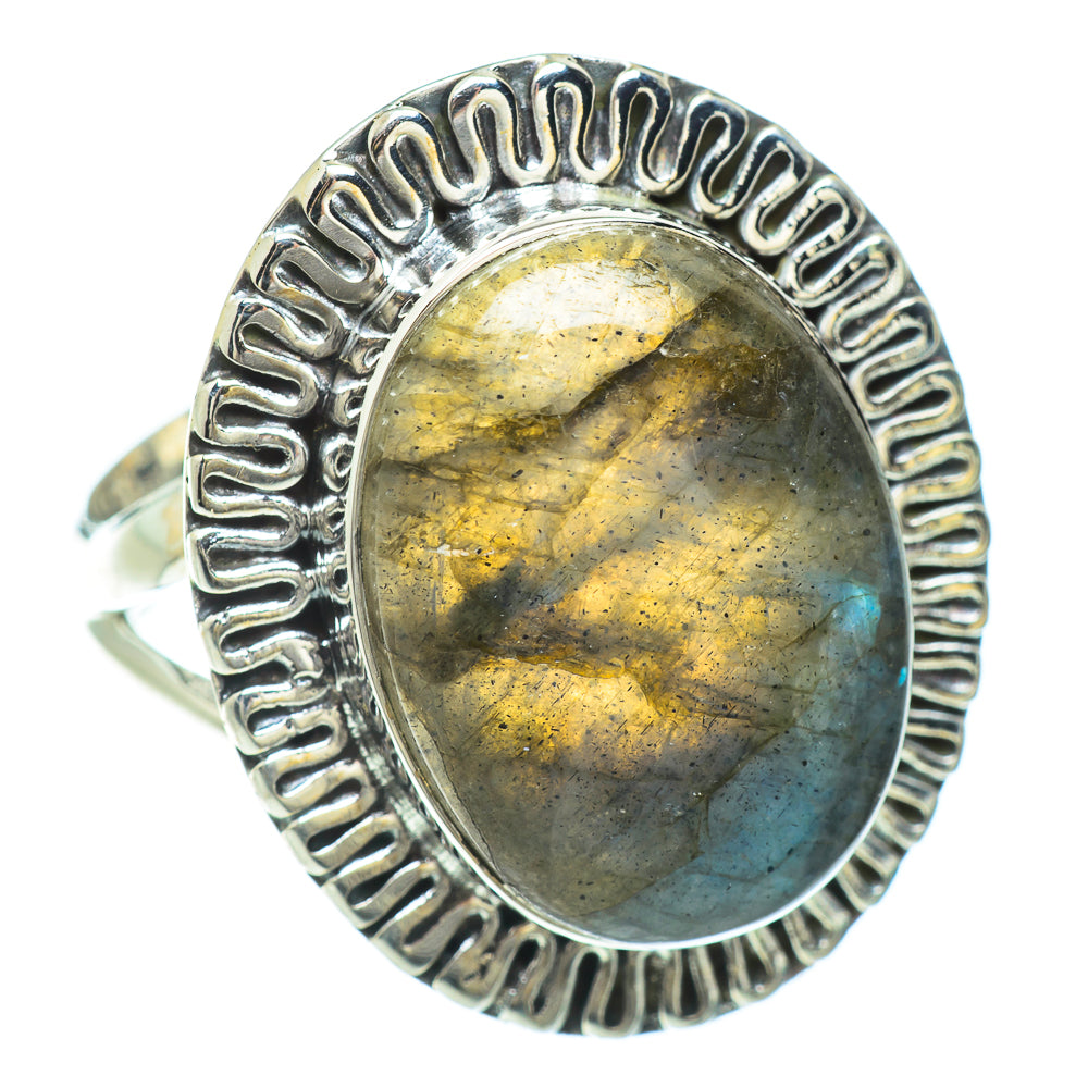 Labradorite Rings handcrafted by Anasilvercos - RING50937