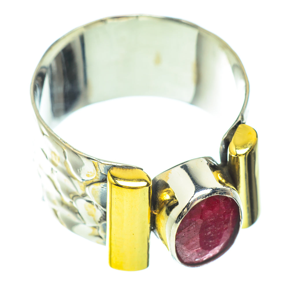 Red Sillimanite Rings handcrafted by Anasilvercos - RING51103