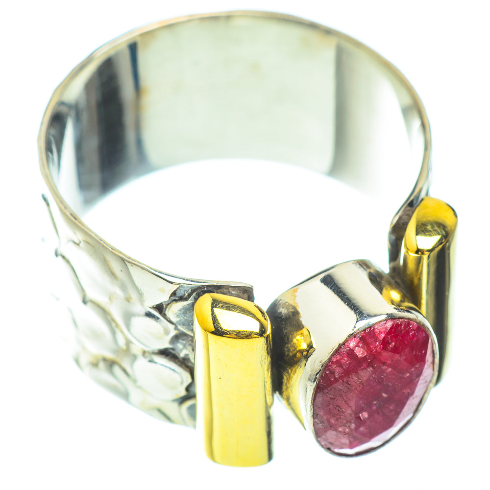 Red Sillimanite Rings handcrafted by Anasilvercos - RING51127
