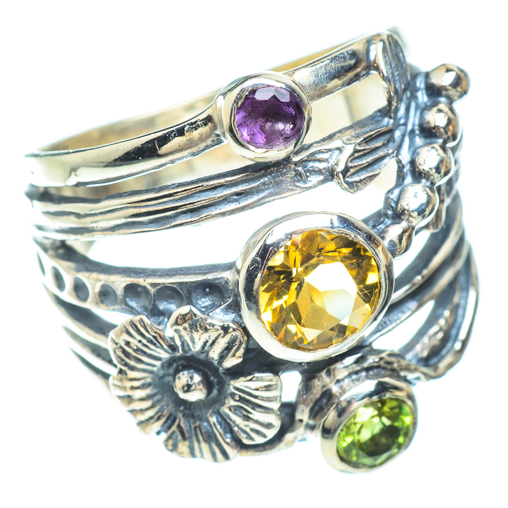 Citrine Rings handcrafted by Anasilvercos - RING51137