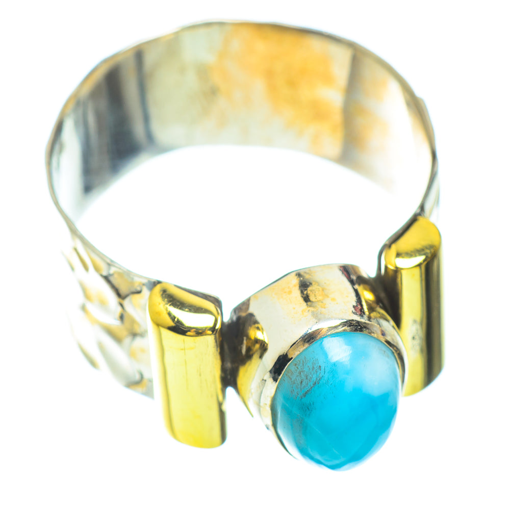 Larimar Rings handcrafted by Anasilvercos - RING51190