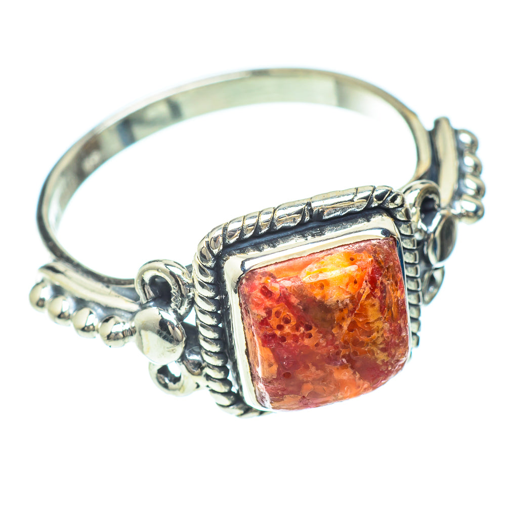 Sponge Coral Rings handcrafted by Anasilvercos - RING51217