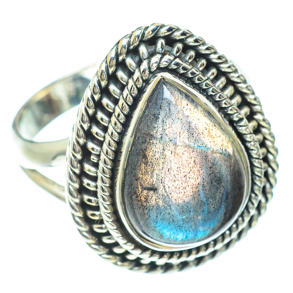 Labradorite Rings handcrafted by Anasilvercos - RING51256