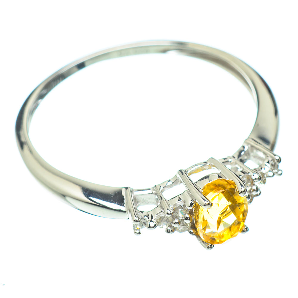Citrine Rings handcrafted by Anasilvercos - RING51296
