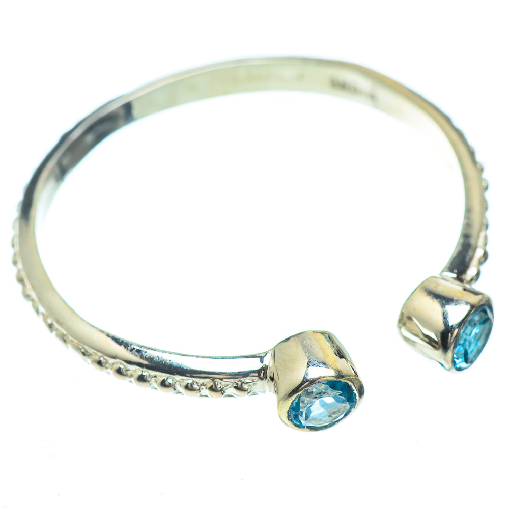 Blue Topaz Rings handcrafted by Anasilvercos - RING51383