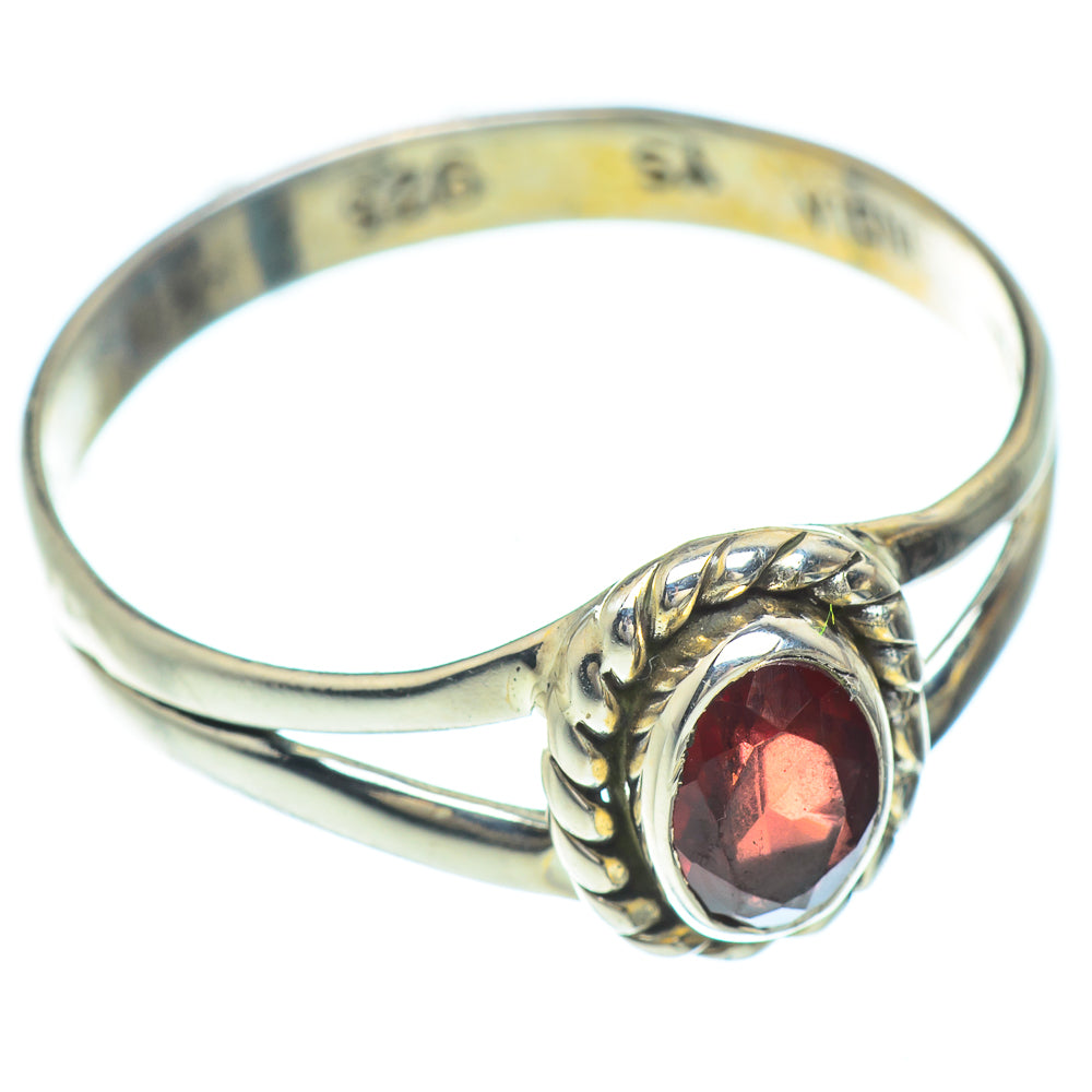 Garnet Rings handcrafted by Anasilvercos - RING51396