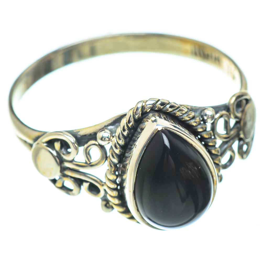 Black Onyx Rings handcrafted by Anasilvercos - RING51482