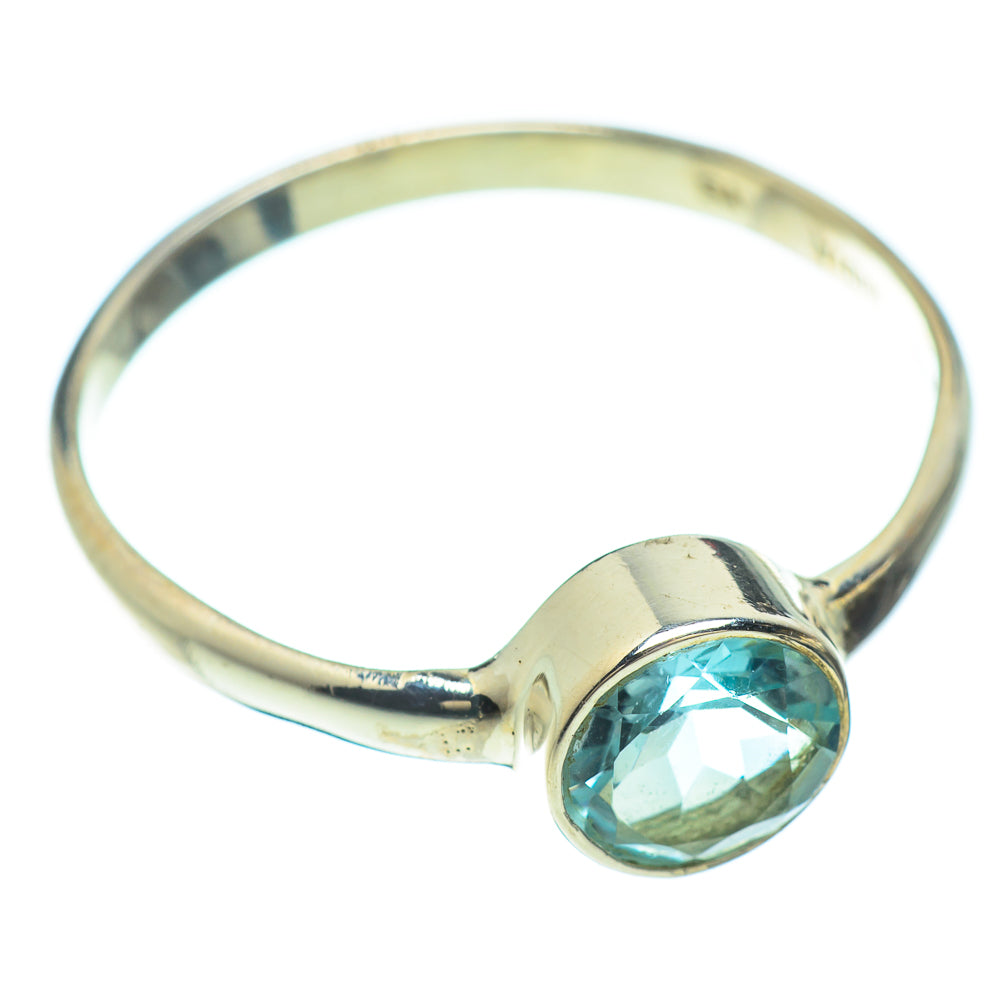 Blue Topaz Rings handcrafted by Anasilvercos - RING51488