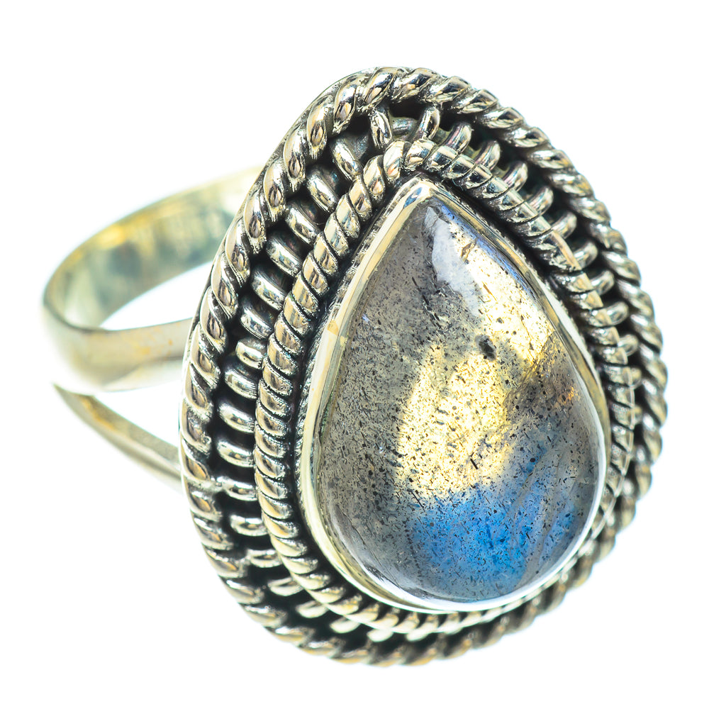 Labradorite Rings handcrafted by Anasilvercos - RING51490