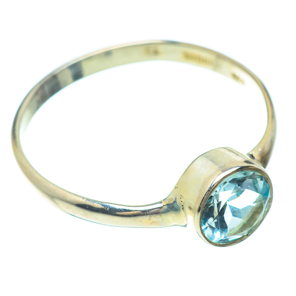 Blue Topaz Rings handcrafted by Anasilvercos - RING51534