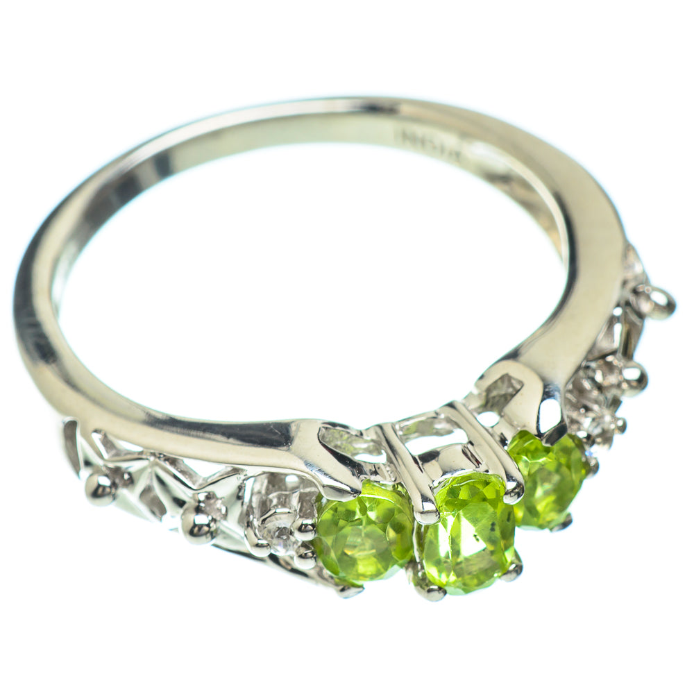 Peridot Rings handcrafted by Anasilvercos - RING51538