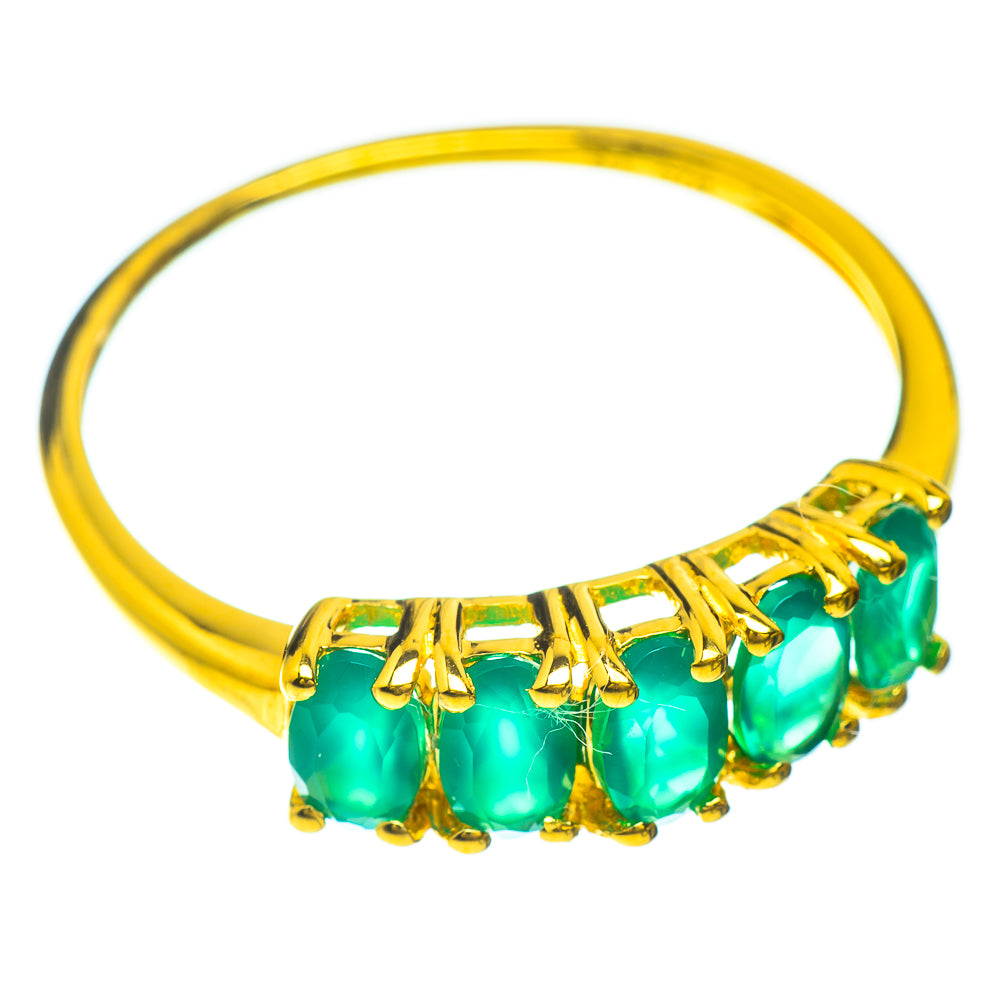 Green Onyx Rings handcrafted by Anasilvercos - RING51557