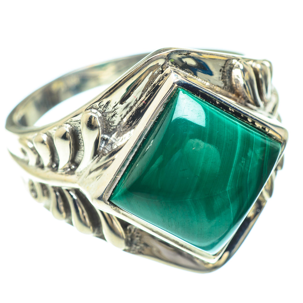 Malachite Rings handcrafted by Anasilvercos - RING51604