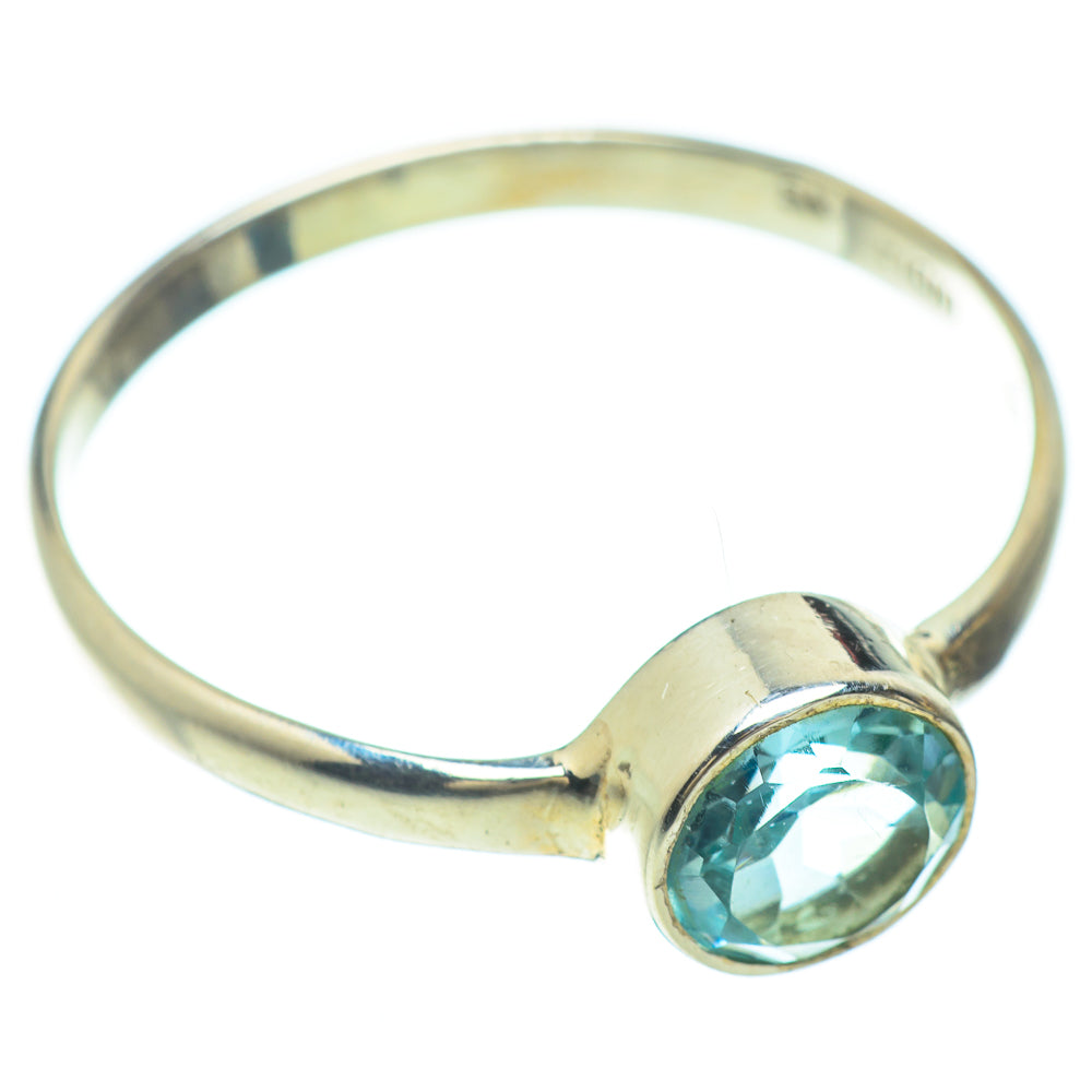 Blue Topaz Rings handcrafted by Anasilvercos - RING51623