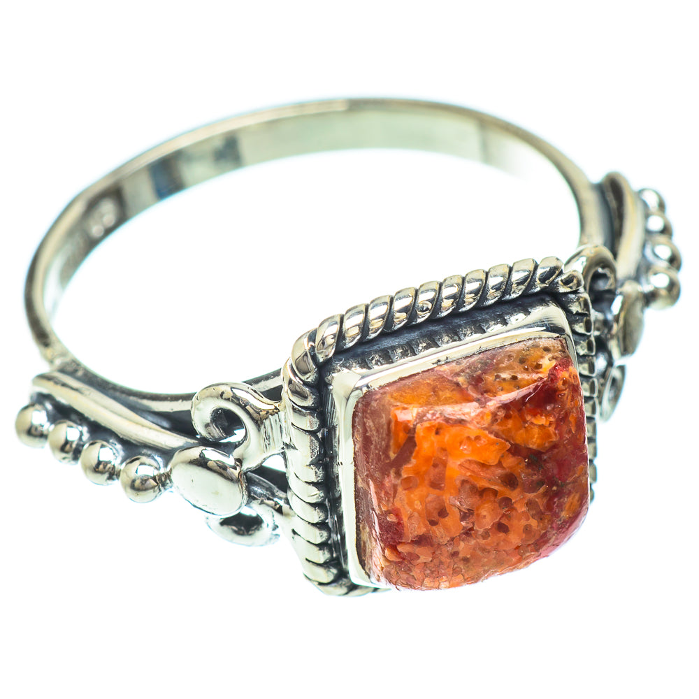 Sponge Coral Rings handcrafted by Anasilvercos - RING51632