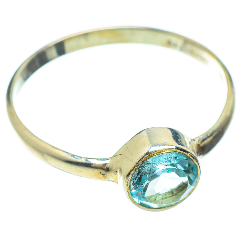 Blue Topaz Rings handcrafted by Anasilvercos - RING51646