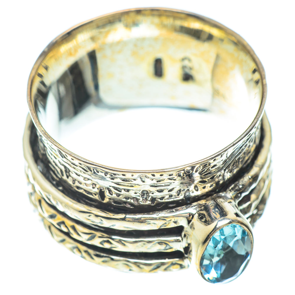 Blue Topaz Rings handcrafted by Anasilvercos - RING51663