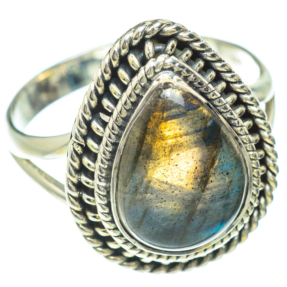 Labradorite Rings handcrafted by Anasilvercos - RING51678