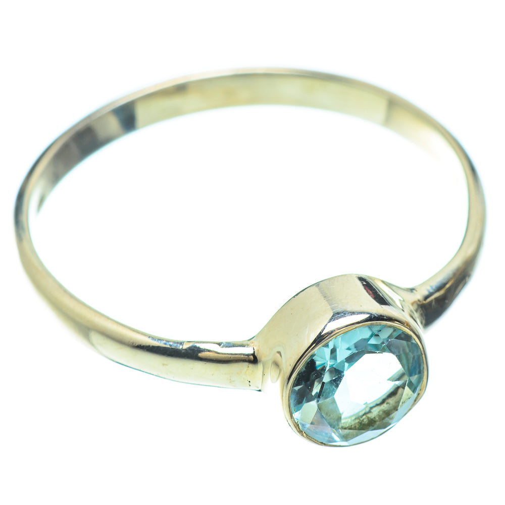 Blue Topaz Rings handcrafted by Anasilvercos - RING51680