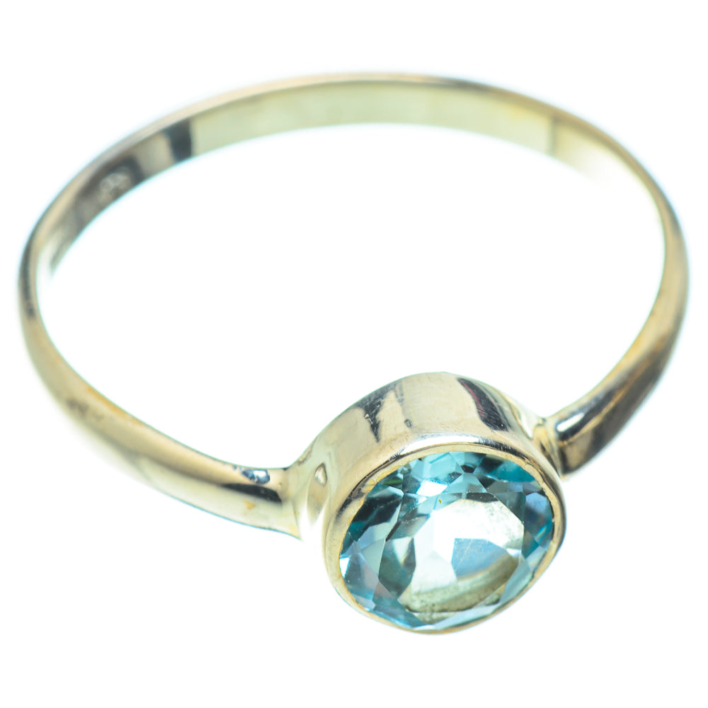 Blue Topaz Rings handcrafted by Anasilvercos - RING51691