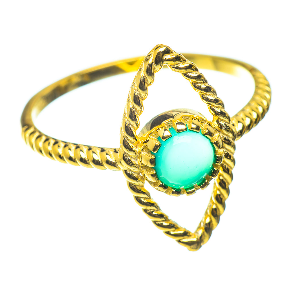 Green Onyx Rings handcrafted by Anasilvercos - RING51790