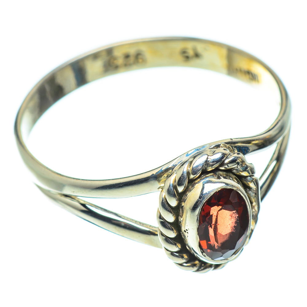 Garnet Rings handcrafted by Anasilvercos - RING51881