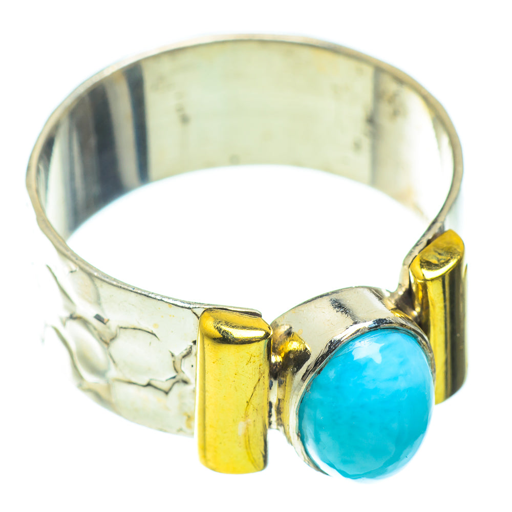 Larimar Rings handcrafted by Anasilvercos - RING51953
