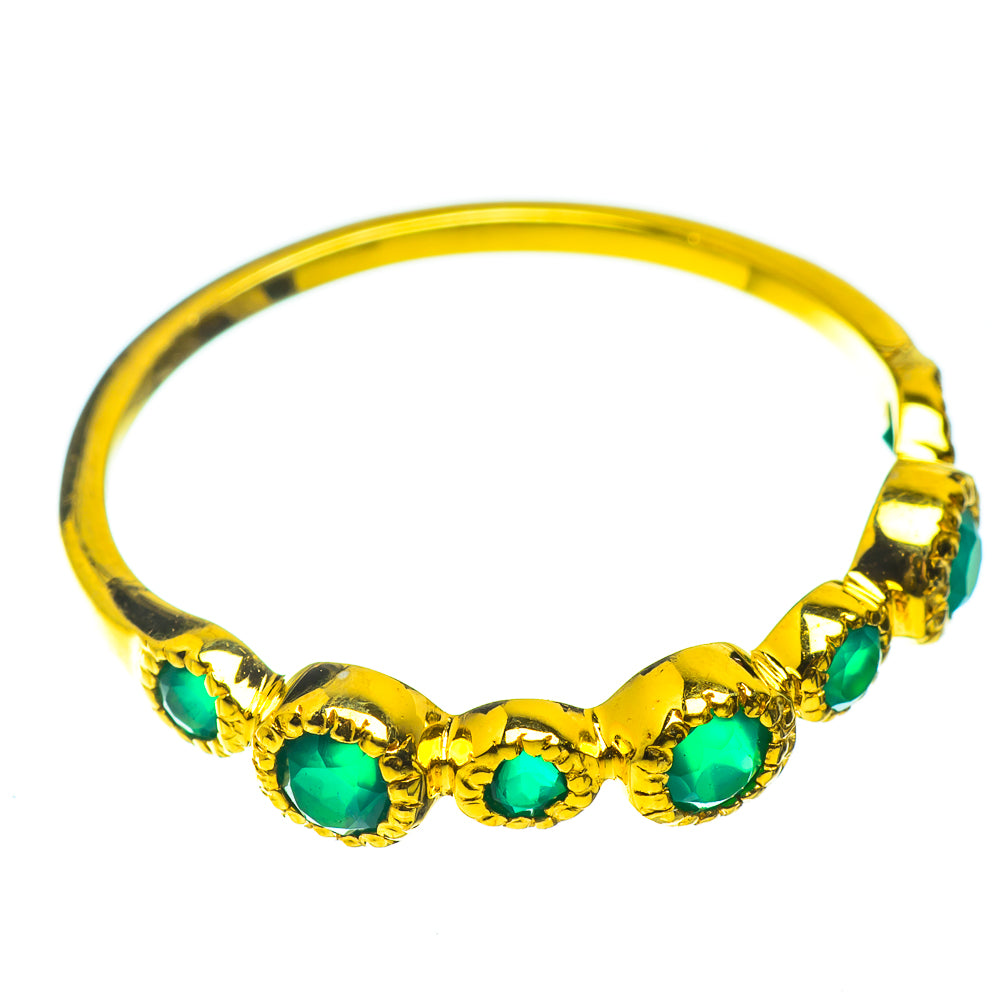 Green Onyx Rings handcrafted by Anasilvercos - RING51959