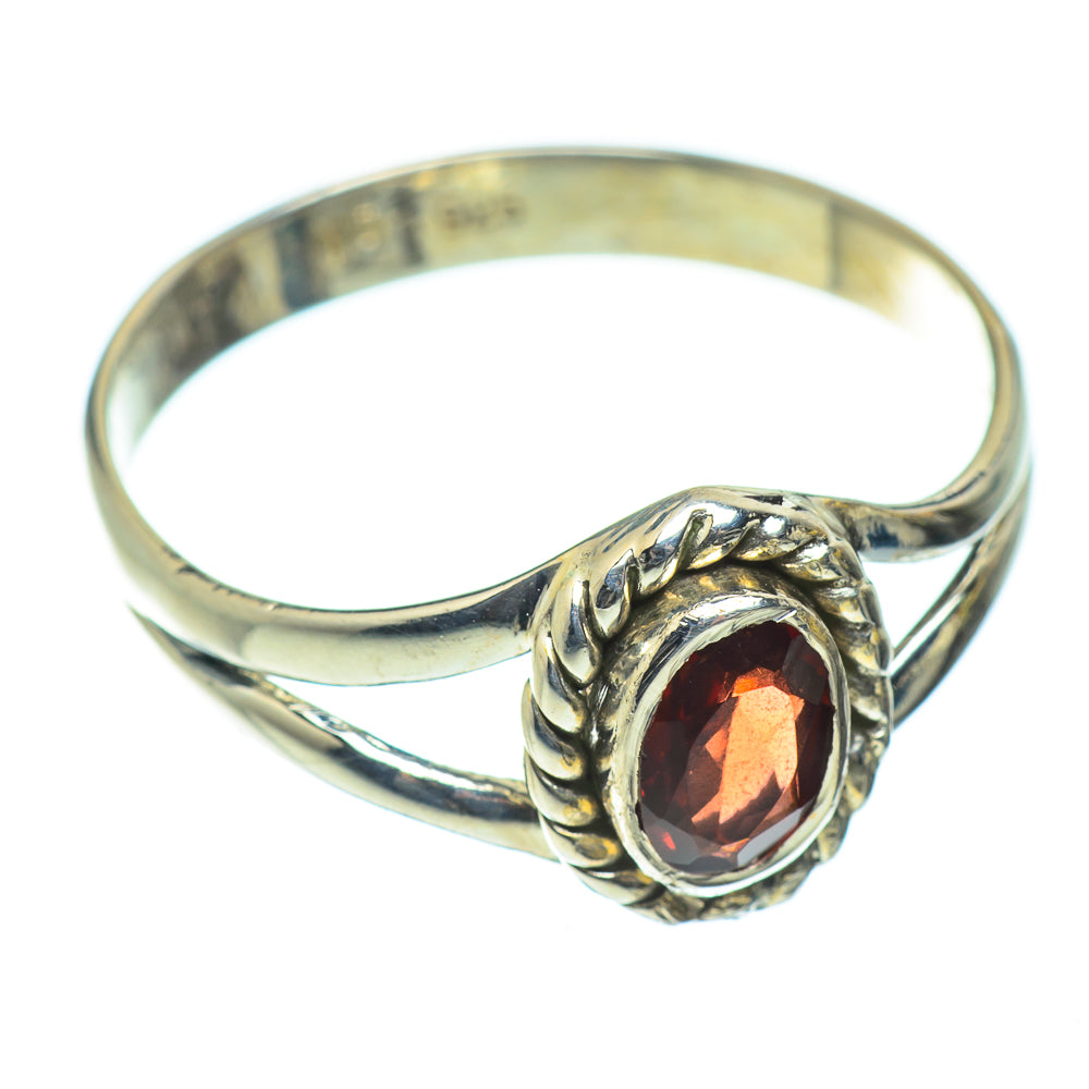 Garnet Rings handcrafted by Anasilvercos - RING51988