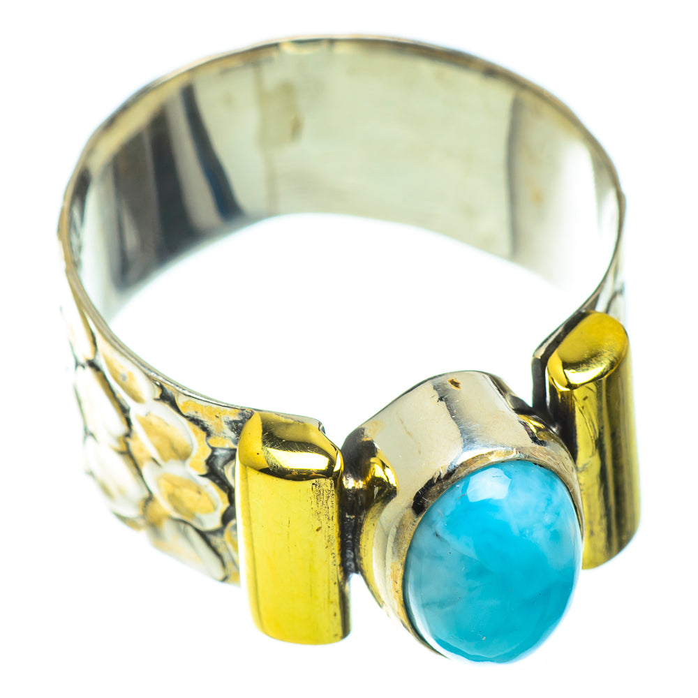 Larimar Rings handcrafted by Anasilvercos - RING52021