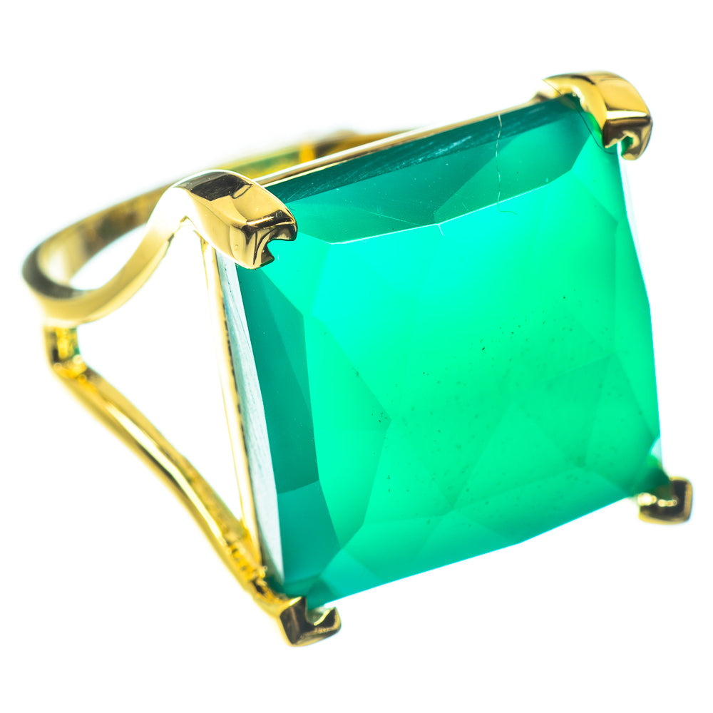 Green Onyx Rings handcrafted by Anasilvercos - RING52064