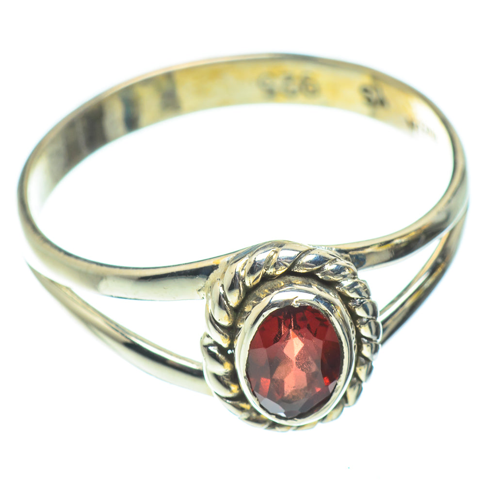 Garnet Rings handcrafted by Anasilvercos - RING52066