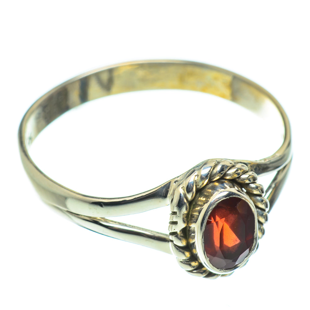 Garnet Rings handcrafted by Anasilvercos - RING52085