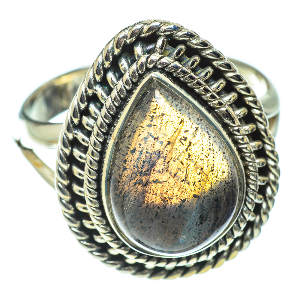 Labradorite Rings handcrafted by Anasilvercos - RING52093
