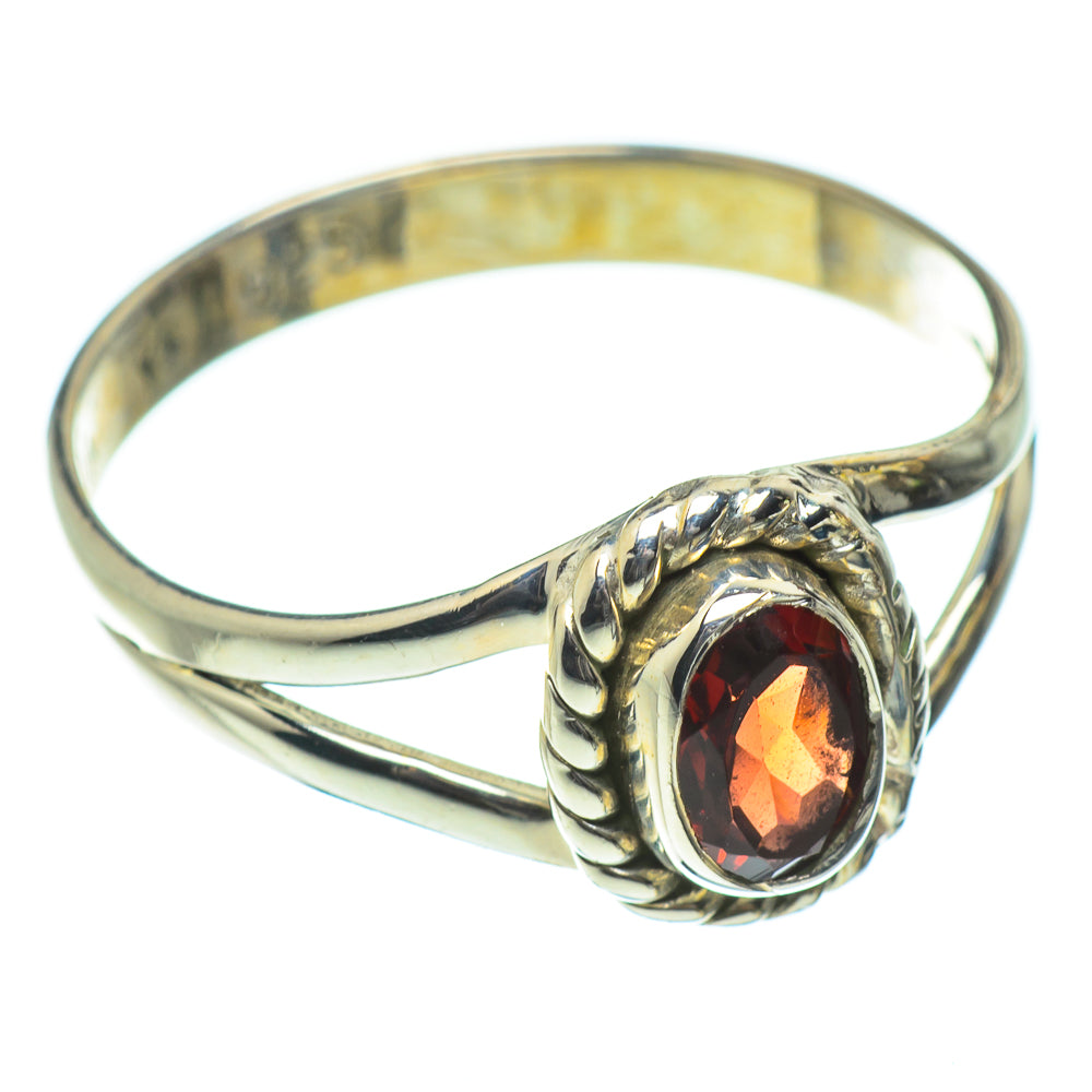 Garnet Rings handcrafted by Anasilvercos - RING52102
