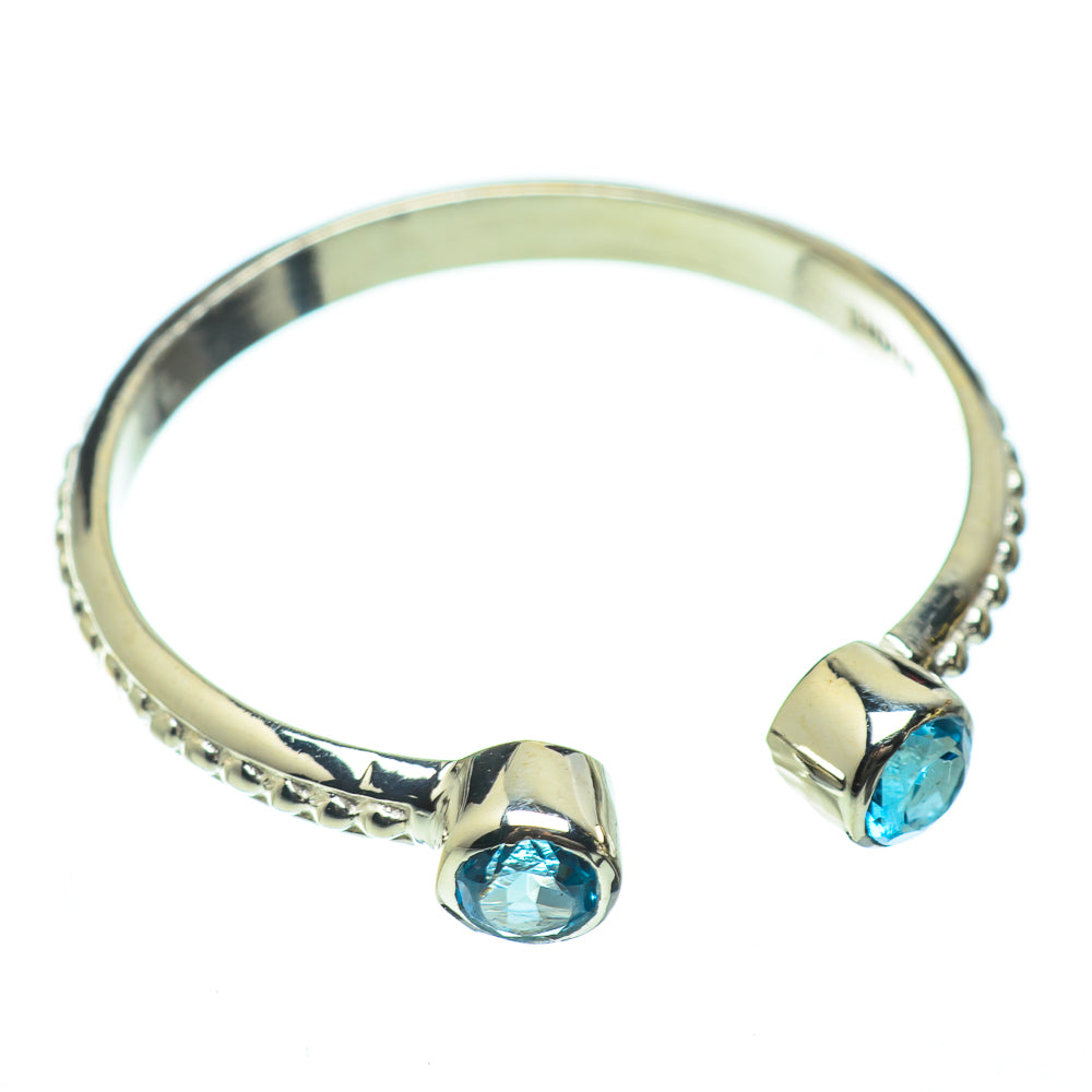 Blue Topaz Rings handcrafted by Anasilvercos - RING52111