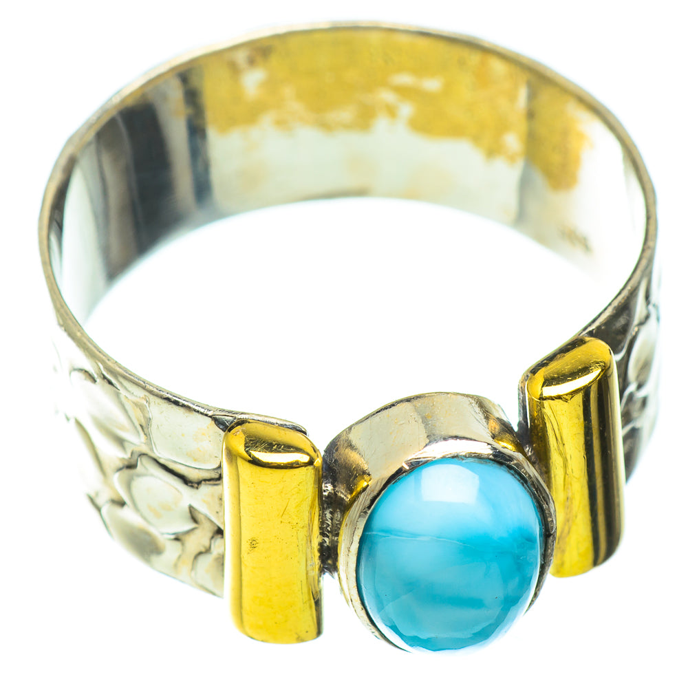 Larimar Rings handcrafted by Anasilvercos - RING52114
