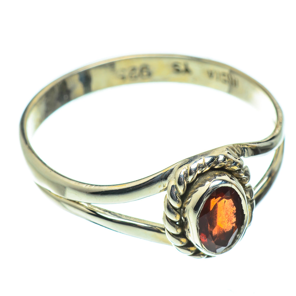Garnet Rings handcrafted by Anasilvercos - RING52118