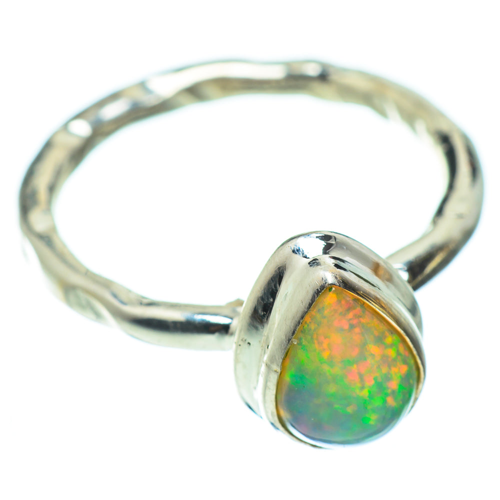 Ethiopian Opal Rings handcrafted by Anasilvercos - RING52206