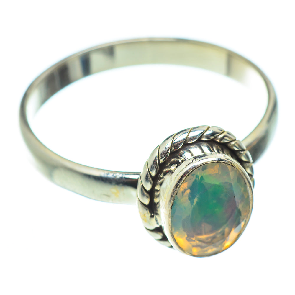 Ethiopian Opal Rings handcrafted by Anasilvercos - RING52208