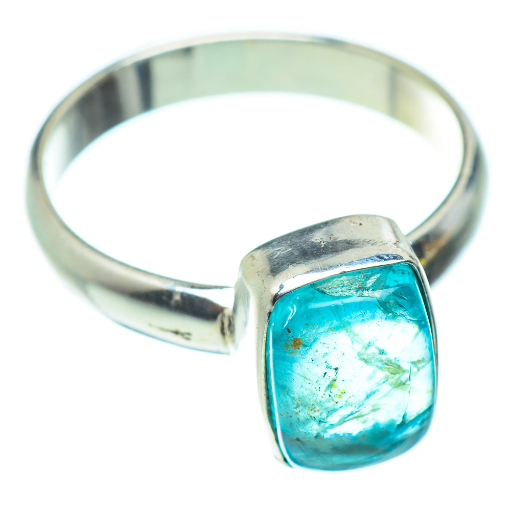 Blue Fluorite Rings handcrafted by Anasilvercos - RING52210
