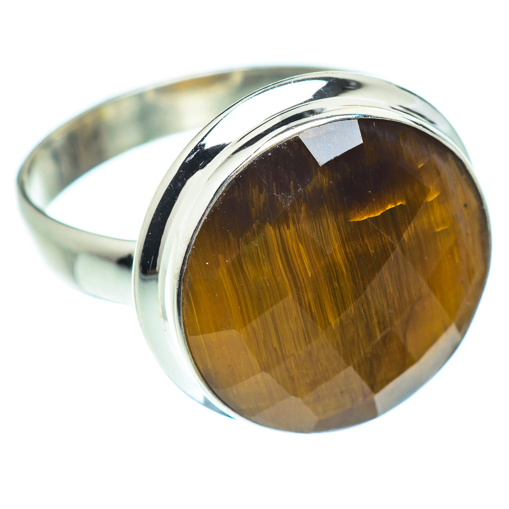 Tiger Eye Rings handcrafted by Anasilvercos - RING52220