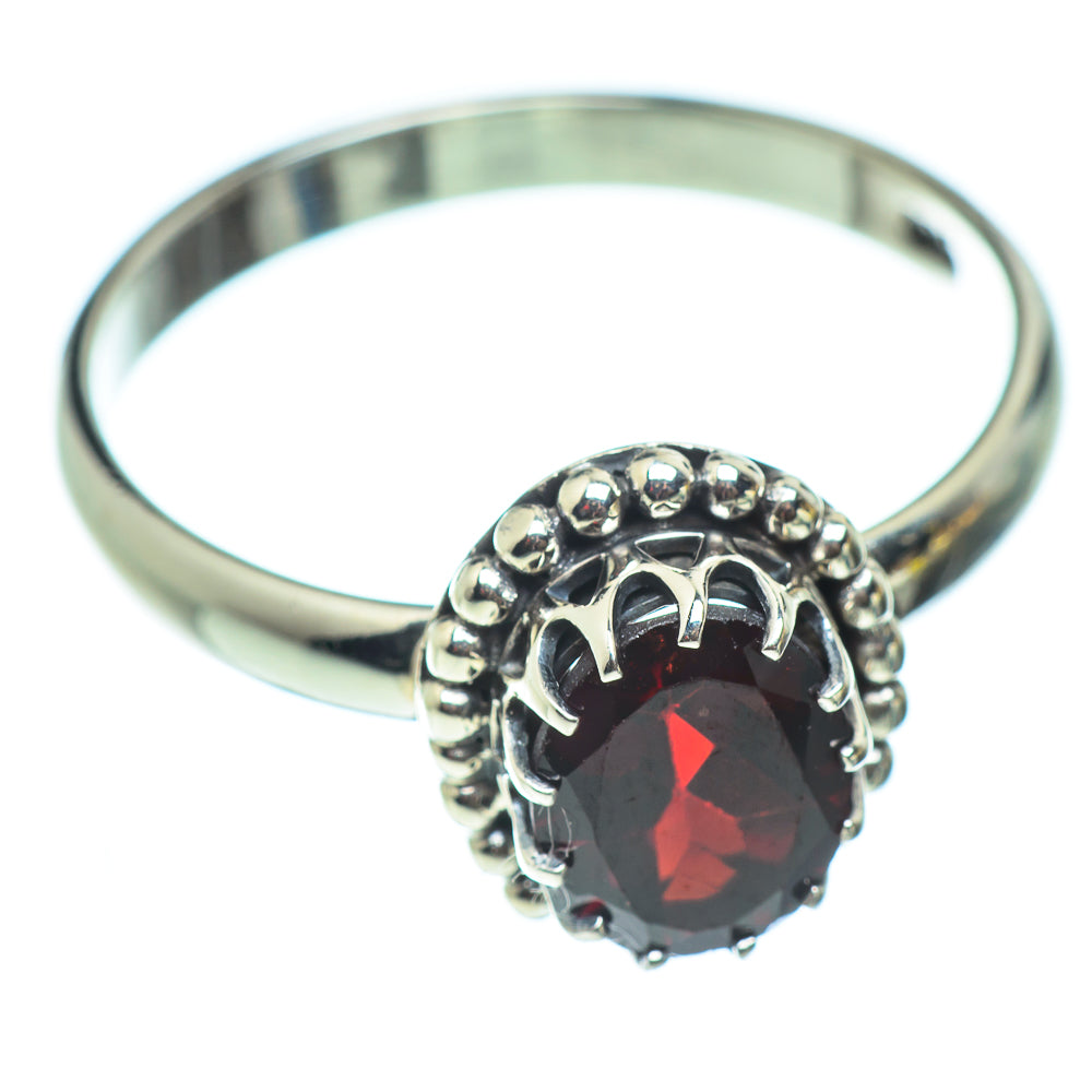 Garnet Rings handcrafted by Anasilvercos - RING52224