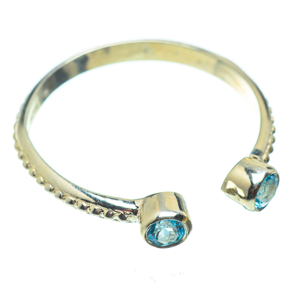 Blue Topaz Rings handcrafted by Anasilvercos - RING52242