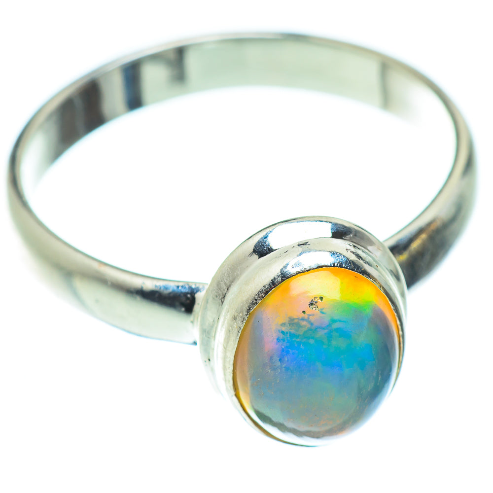Ethiopian Opal Rings handcrafted by Anasilvercos - RING52268