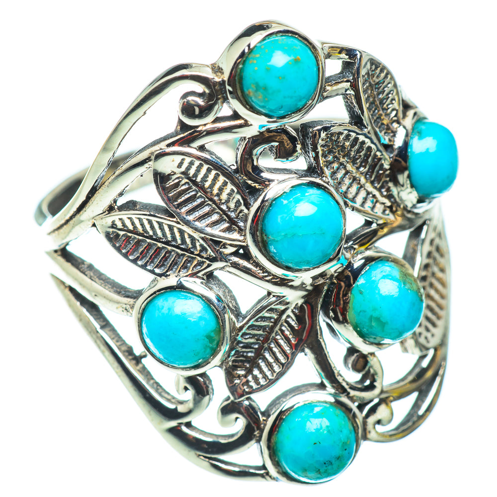 Tibetan Turquoise Rings handcrafted by Anasilvercos - RING52271