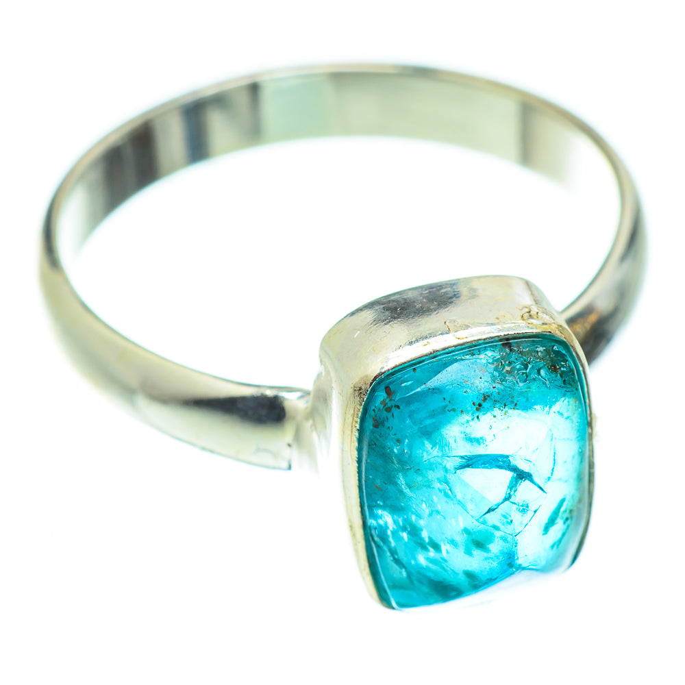 Blue Fluorite Rings handcrafted by Anasilvercos - RING52320