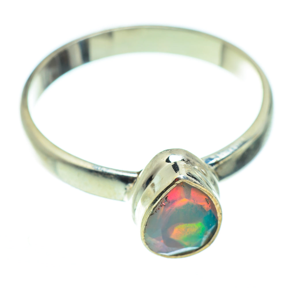 Ethiopian Opal Rings handcrafted by Anasilvercos - RING52354