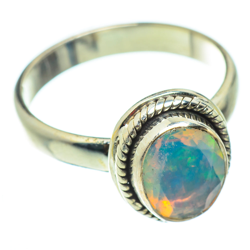 Ethiopian Opal Rings handcrafted by Anasilvercos - RING52370