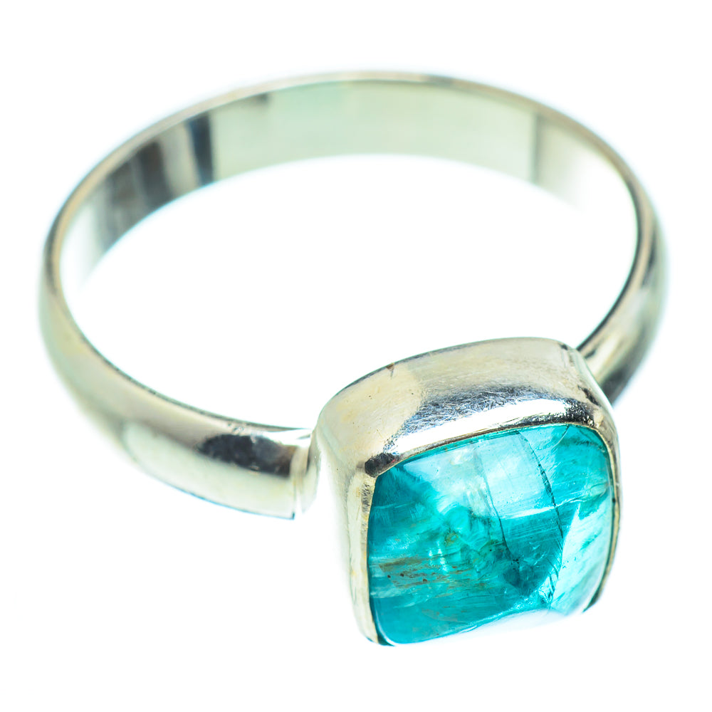Blue Fluorite Rings handcrafted by Anasilvercos - RING52374